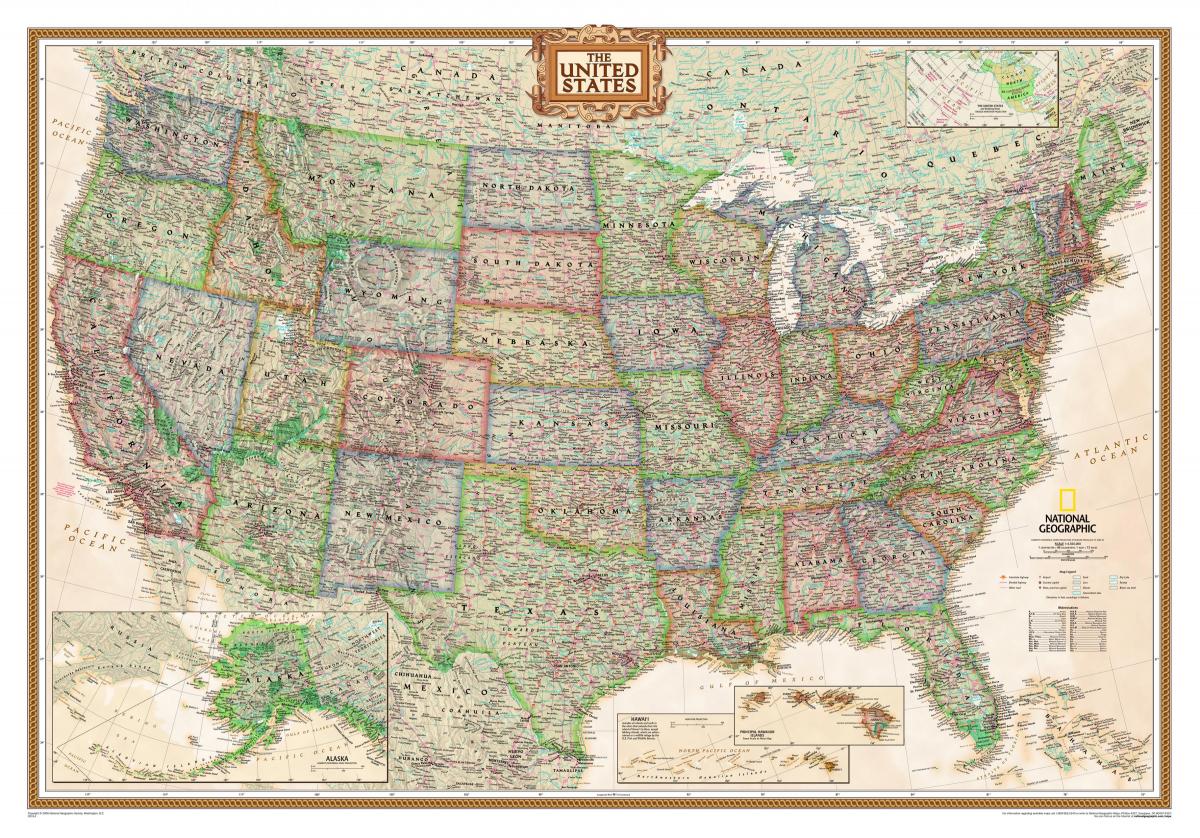 خريطة تاريخية للولايات المتحدة